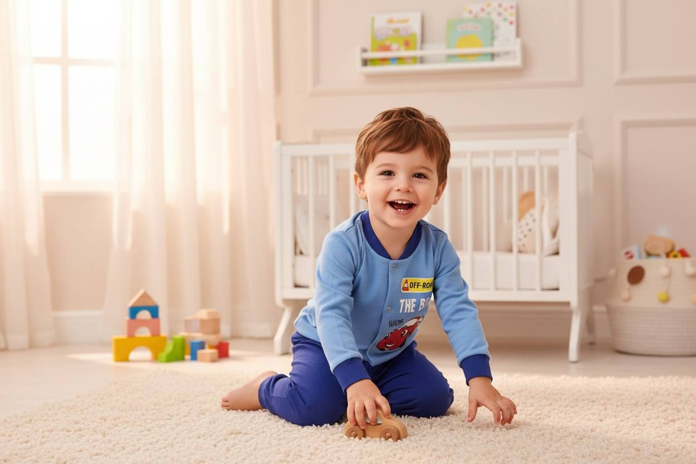 Костюм для самых маленьких голубой