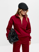 Бордовый свитшот Reed