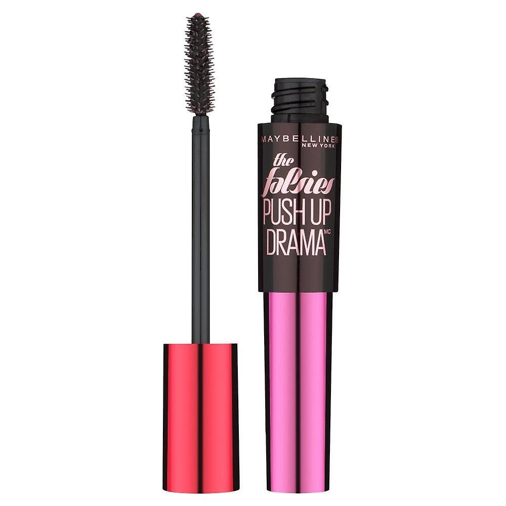 Maybelline Тушь для ресниц The Falsies Push Up Drama, эффект накладных ресниц, тон №001, Черный, 9,5 мл