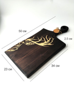 Разделочная доска из спила Сибирского кедра