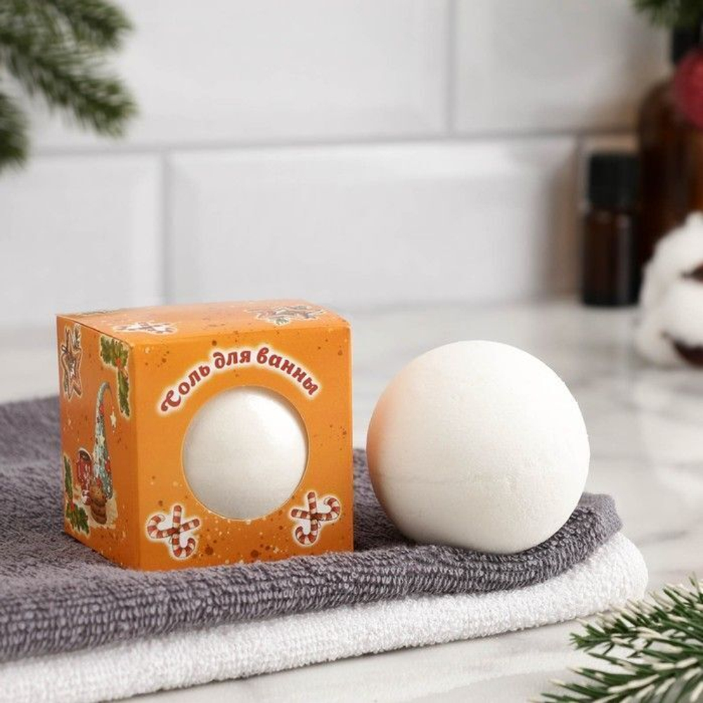 Бомбочка для ванны Любви и успеха в Новом году - 100 гр.