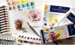 Акварель художественная Faber-Castell "Watercolours", 24цв., 9мл, туба, картон. упаковка