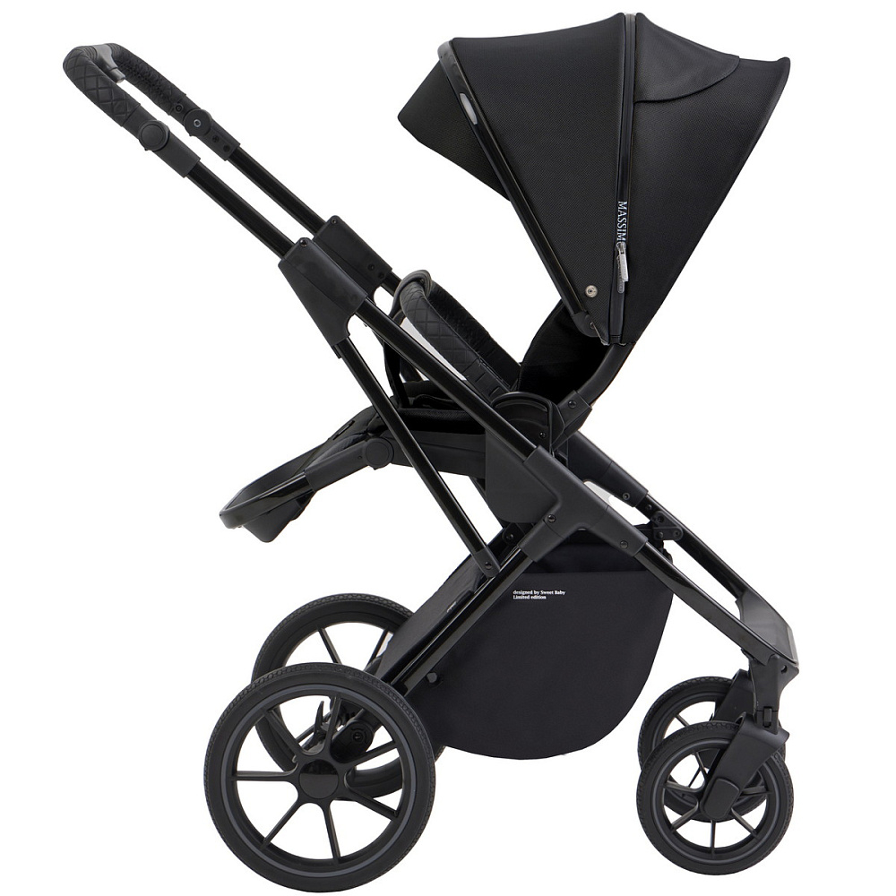 Детская коляска Sweet Baby Massimo 2 в 1 2024 Black 427053