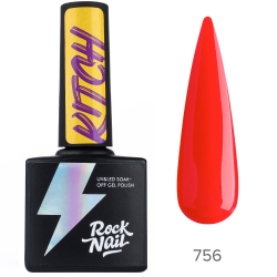 Гель-лак RockNail Kitch 756 Smudge My Lipstick, 10мл.