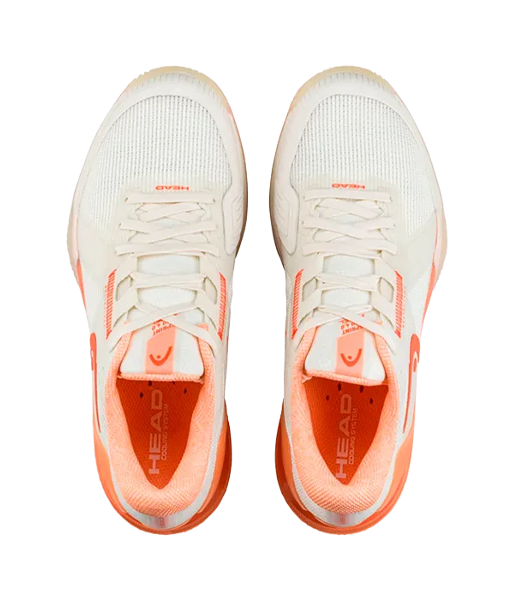 Head Sprint Pro 4.0 Женские Меловые Белые-Коралловые Кроссовки 2025