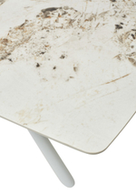 Стол М-City DISAUR Риволи (Rivoli) 140 Пандора (Gloss Luxury Pandora Solid Ceramic), Белый