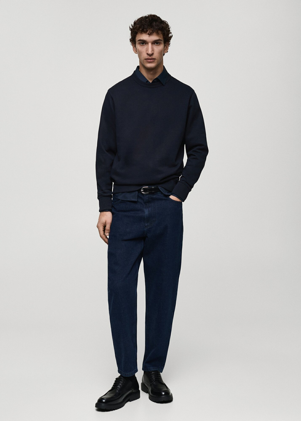 Свитшот regular fit из хлопка