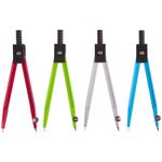 Циркуль Спейс металлический, 115мм, в чехле, ассорти, 1шт.