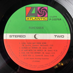 Винтажная виниловая пластинка LP Foreigner Feels Like The First Time (Japan 1977) (Obi)