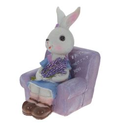 GAEM Фигурка декоративная "Заяц", L9 W9 H13 см, 2в.