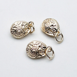 Подвеска Ракушка, цвет золото, размер 12*8 мм, цена за 1 шт