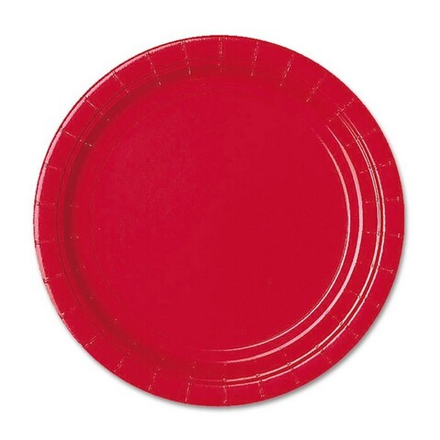 Тарелки Apple Red 17 см, 8 шт. #1502-1107