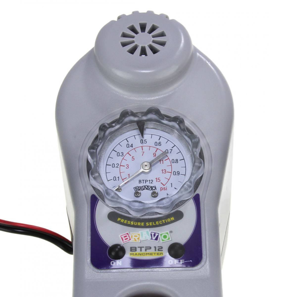 Насос электрический 12B Bravo BTP12M + манометр в подарок