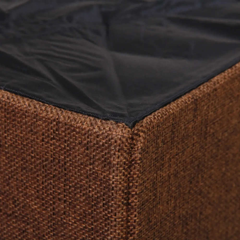 Короб для хранения вещей складной «ВЕСТА», цвет коричневый, 31*31*30.5см