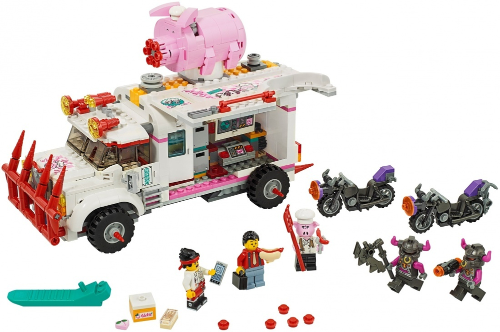 LEGO Monkie Kid: Грузовик-кафе Пигси 80009 — Pigsy's Food Truck — Лего Манки Кид