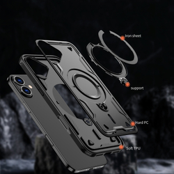 Чехол Magneto Case с кольцом для iPhone 16 Plus