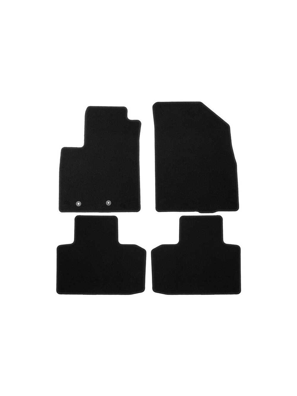 Коврики в салон для DONG FENG Shine MAX 2022- седан, 4шт (текстиль) KLEVER0109600801200K