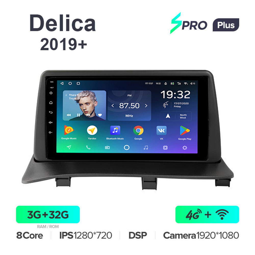 Teyes SPRO Plus 9"для Mitsubishi Delica 2019+