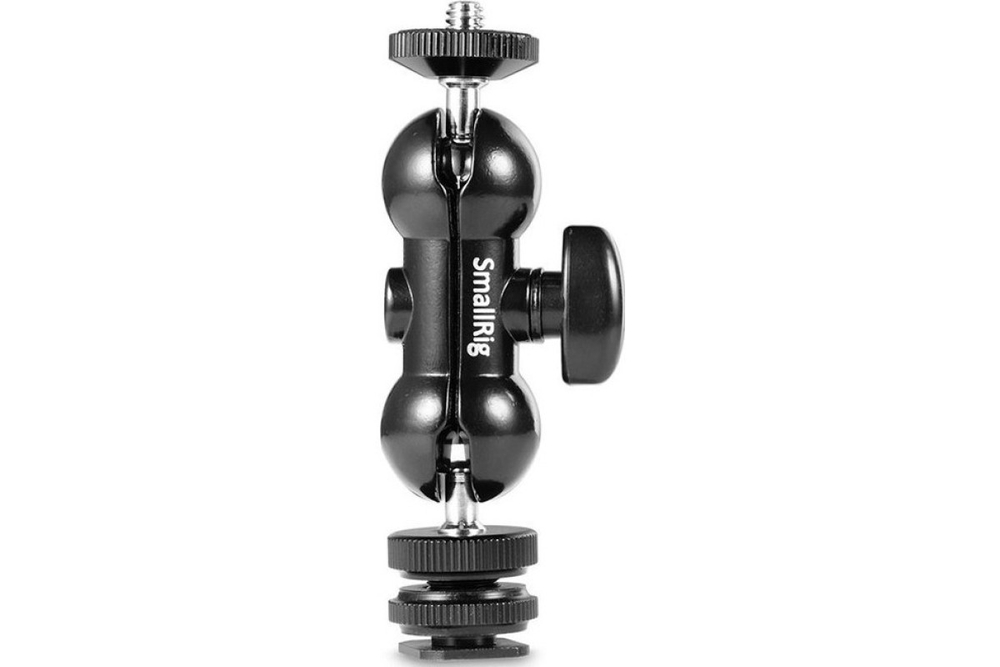 Держатель аксессуаров SmallRig Multi Functional Double BallHead w/ Shoe mount + 1/4 (1135)