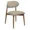 Стул Mod, орех, бежевое букле