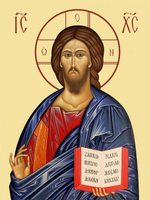 Икона под старину А4. Дерево, холст (иконы Спасителя и Богородицы)