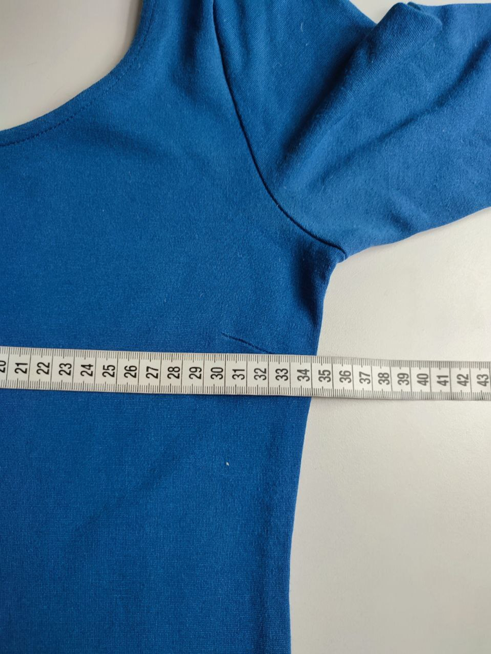 Платье в красивом голубом оттенке 40 размер