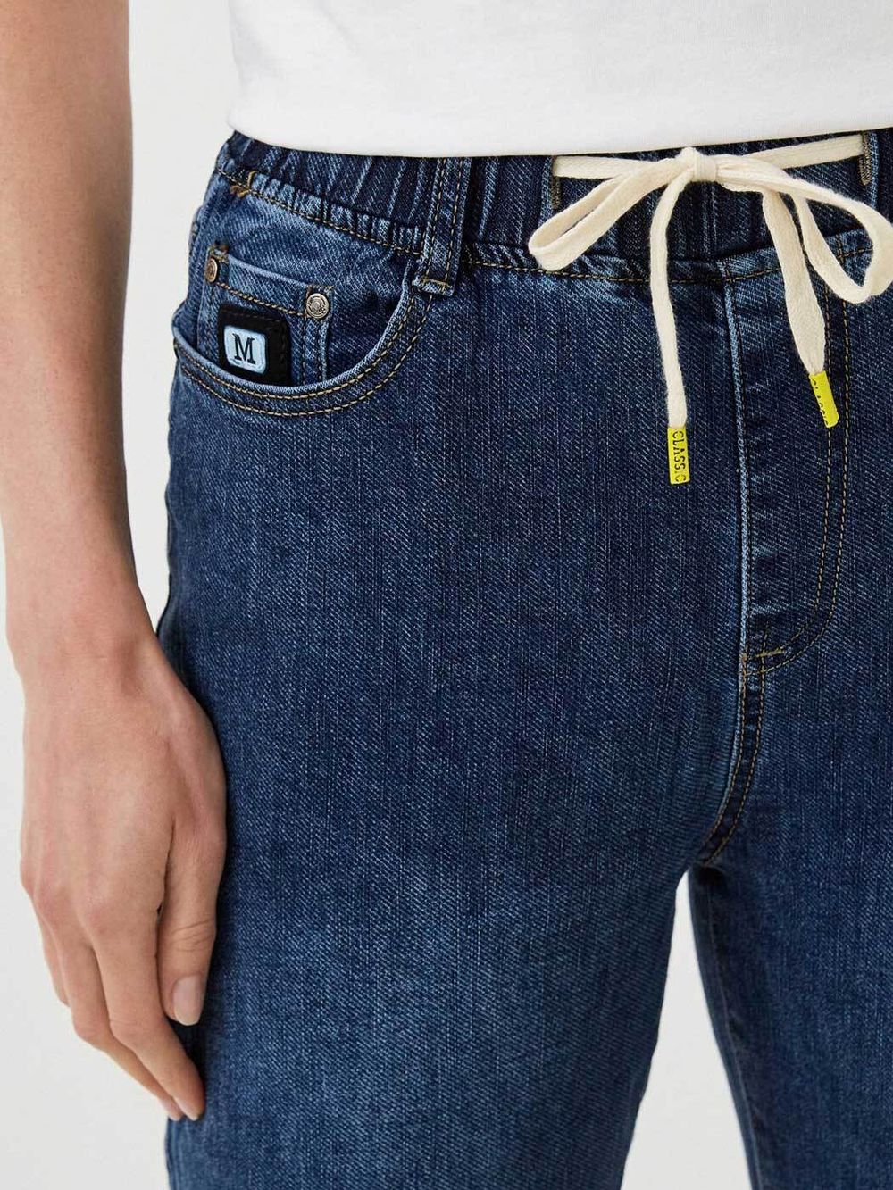 Джинсы на резинке больших размеров