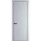 Фото межкомнатной двери эмаль Profil Doors 4PE лайт грей глухая кромка чёрная