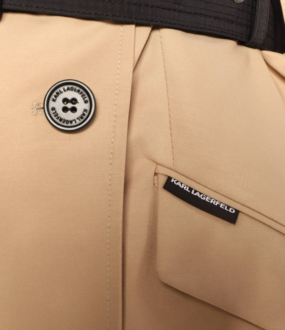 пальто 2в1 Karl Lagerfeld - черный(225W1501)