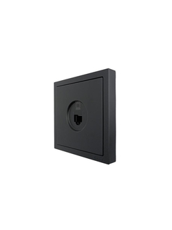 Розетка компьютерная 1-мест. СП ZIMA IP20 черн. бархат LEZARD 704-4288-140