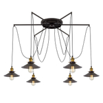 Citilux Эдисон CL451261 Люстра паук Венге Бронза