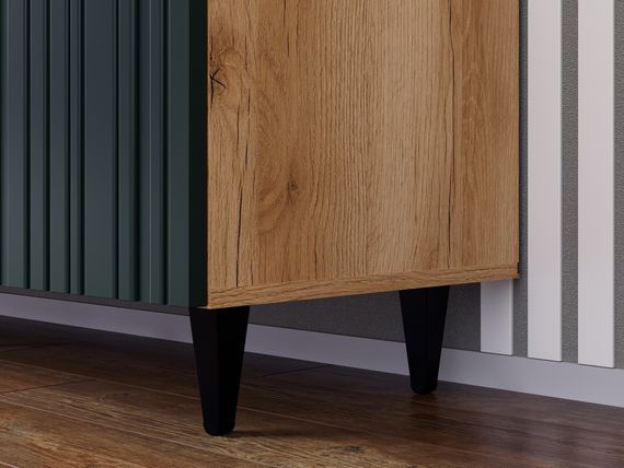 Комодино ПМ-390.13 Комод (Олива софт, Дуб Делано)