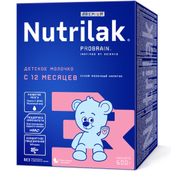 Смесь молочная Nutrilak Premium 3 с 12 месяцев 600г