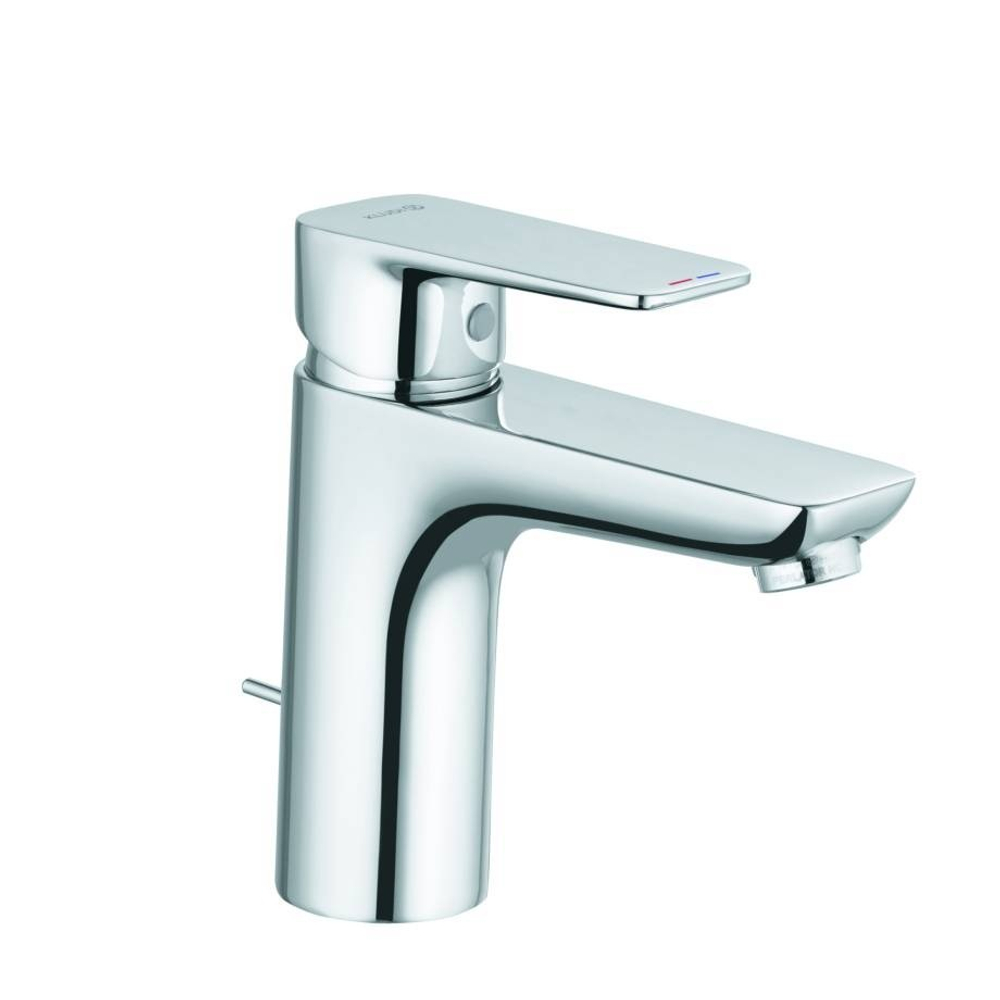 Смеситель для раковины Kludi Pure&Style 100 однорычажный, c донным клапаном, хром (402900575)