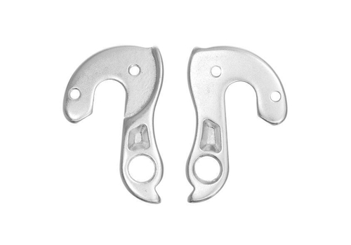 Держатель заднего переключателя (петух), для велосипедов Fuji, Corratec, Kona, Wilier, Haibike , алюминиевый, серебристый