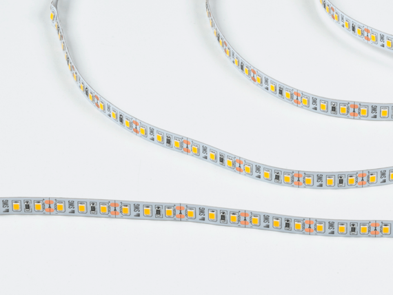 Лента светодиодная 12 Вт/м SMD2835 Открытая (IP20), теплый, 12В, 3М