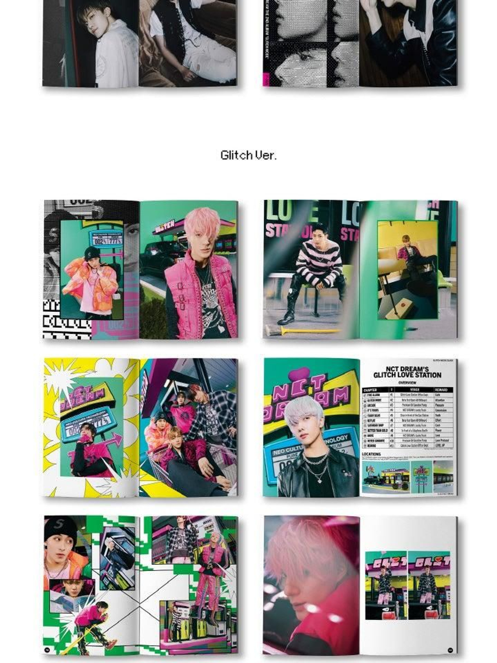 Альбом NCT DREAM - Glitch Mode 2nd Album PHOTOBOOK RANDOM
