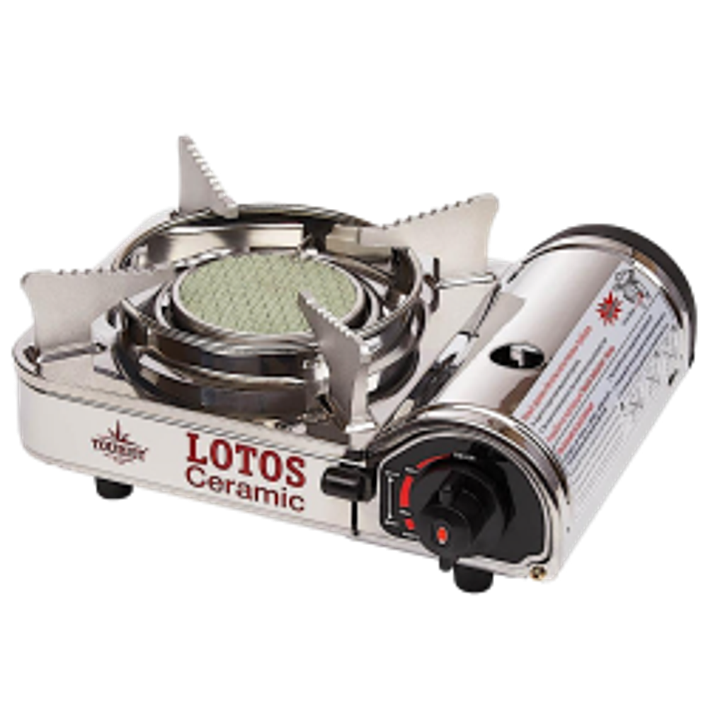 Газ. плита Tourist TR-350 Lotos Ceramic 0.83 кВт 60г/час
