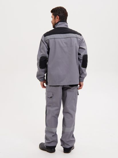 Костюм "Канзас" полукомбинезон (св.серый/черный)