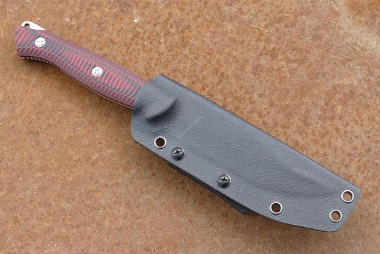 Нож STEELCLAW ЕРМАК красно-черный