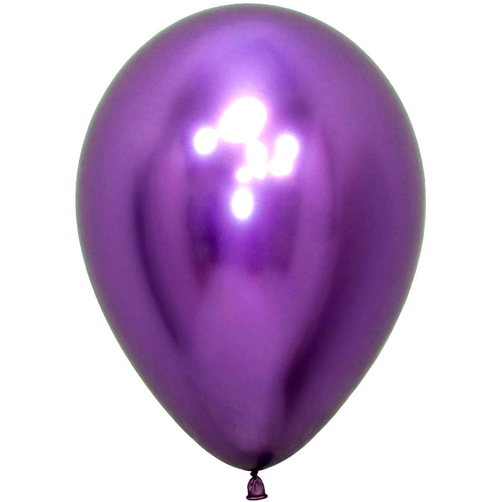 Воздушный шар (Хром) (Фиолетовый) X12-1819