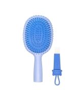 [Solomeya] Массажная расческа для волос Милый Мишка Голубая Cute Bear Massage Hair Brush Blue, 1шт