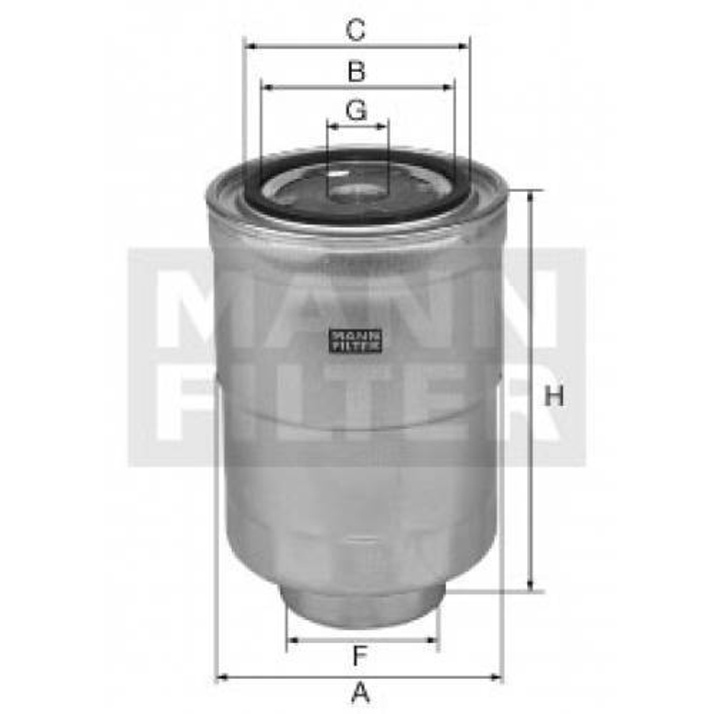 Фильтр топливный МАNN WK940/16