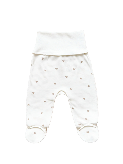 Ползунки Сердечки beige (56,62)