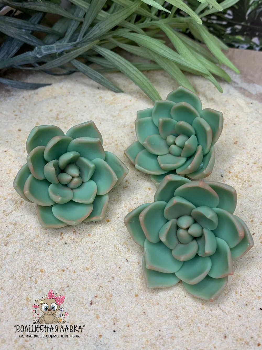 Силиконовая форма Суккулент