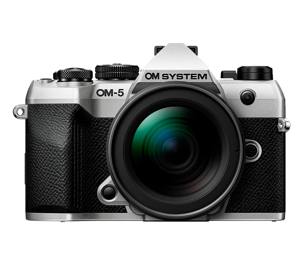 Беззеркальный фотоаппарат OM System OM-5 Mark II Kit 12-45mm f/4 PRO серебристый