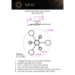 Потолочная люстра Aployt DIDIAN APL.015.07.33