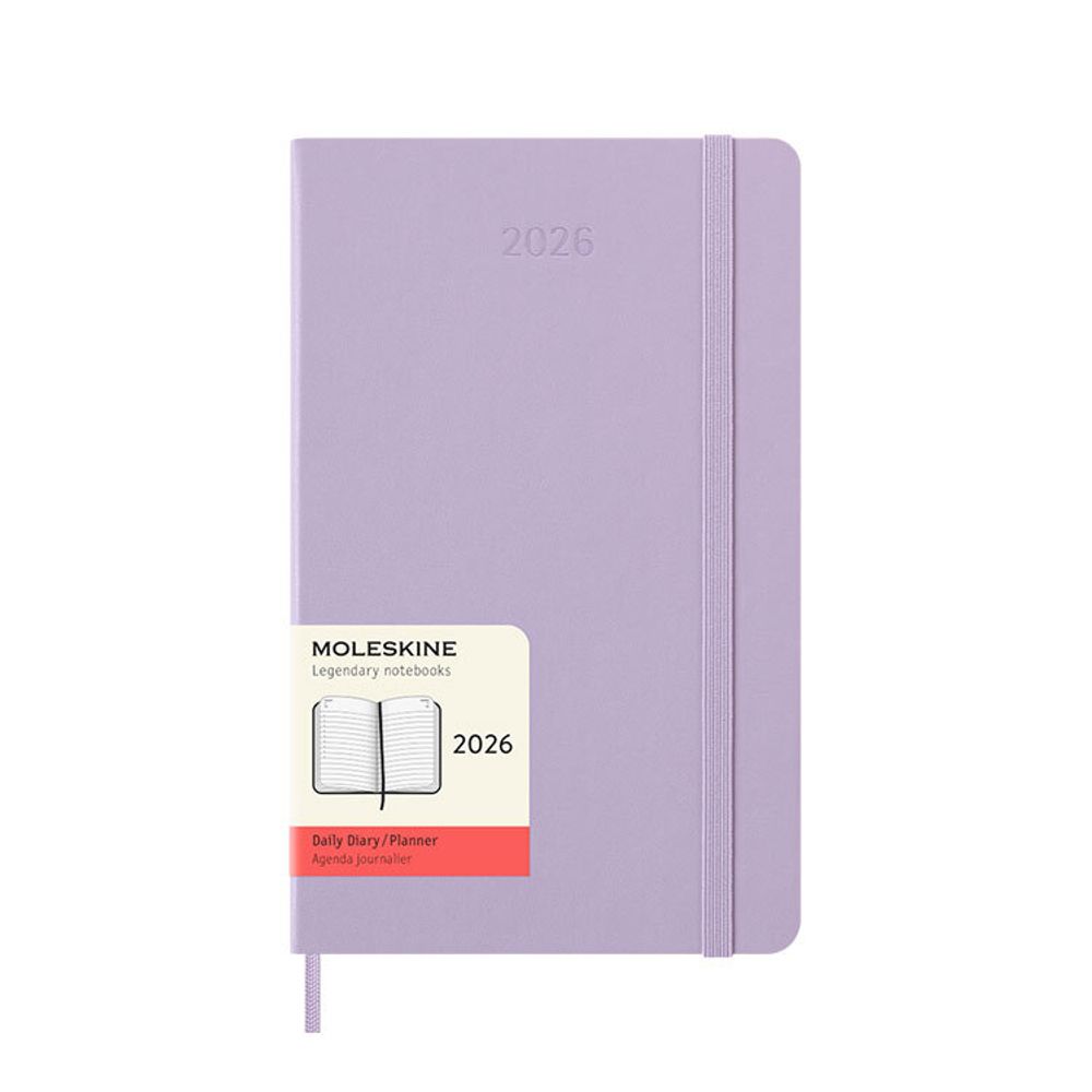 Ежедневник Moleskine CLASSIC Large A5 400 стр. сиреневый (DHH1812DC3)