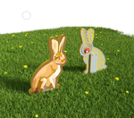 Уличный двусторонний модуль с сенсорными элементами Тактильный топиарий Животные леса