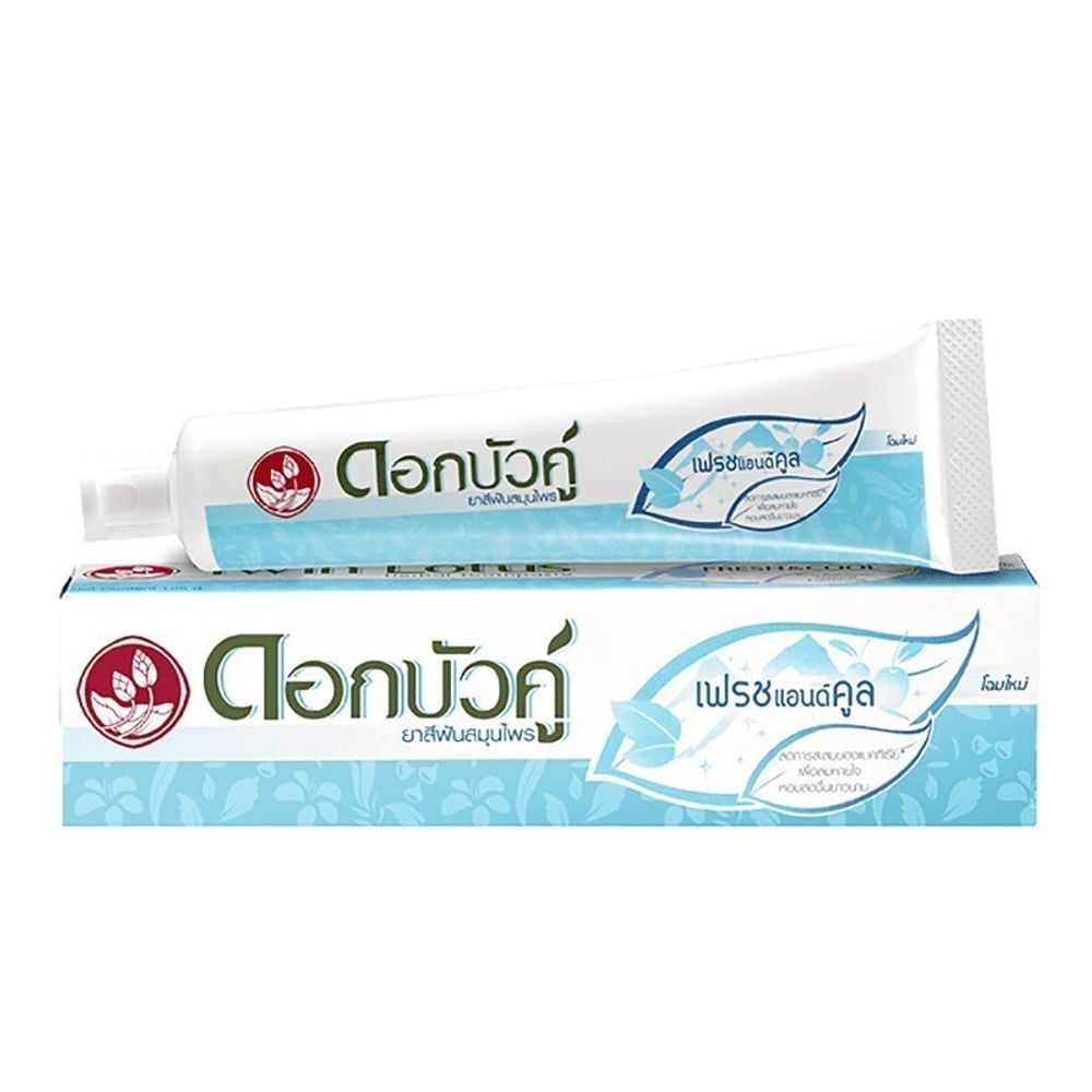 Зубная паста Dok Bua Ku Fresh and Cool Herbal Toothpaste Свежесть и Прохлада 40 г